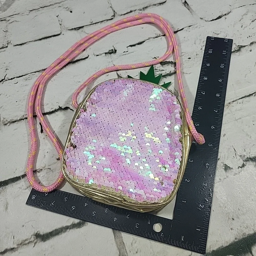 OSHKOSH B'Gosh Pineapple Flip Sequin Purse NWT‎